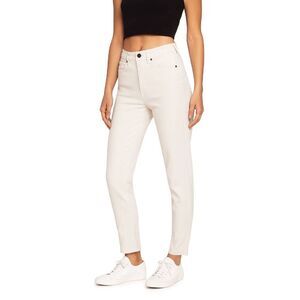 Sandrine Rose x Free People Ivory Cream Alpes High Rise Skinny Jeans Size 26